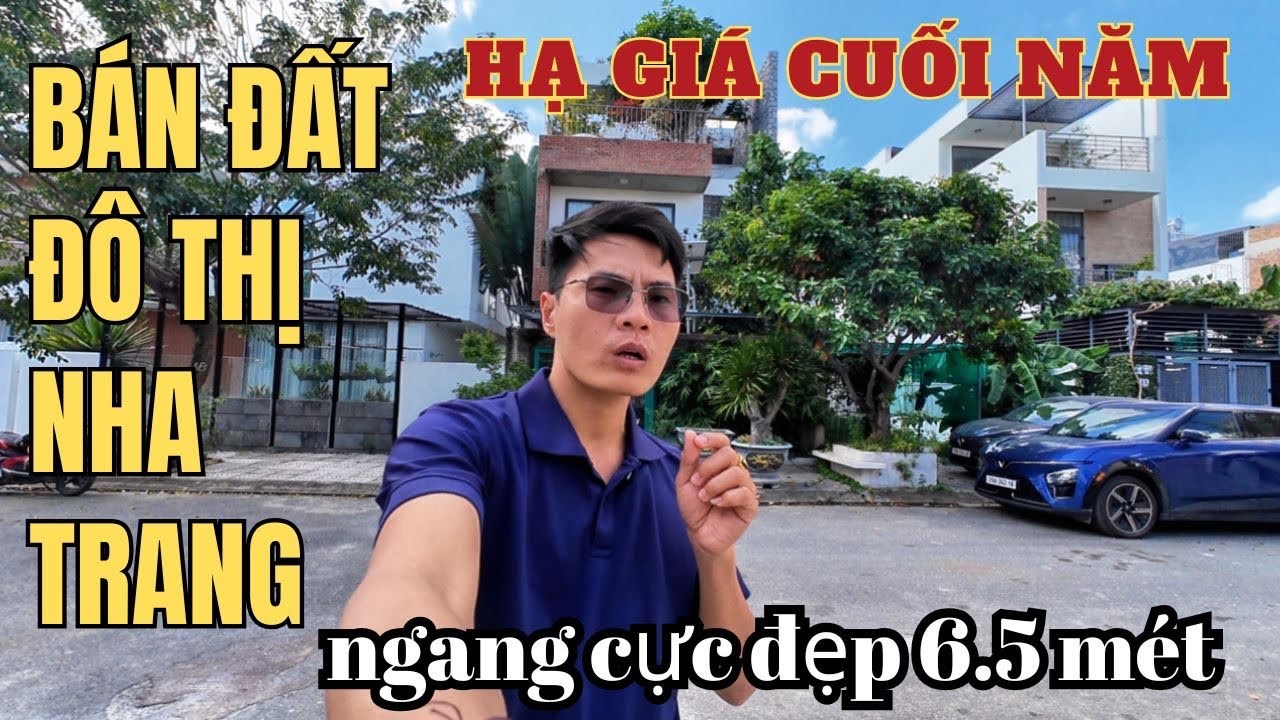 Hàng Hiếm Hạ Giá Cuối Năm bán đất Đô Thị Nha Trang NGANG 6,5 mét .