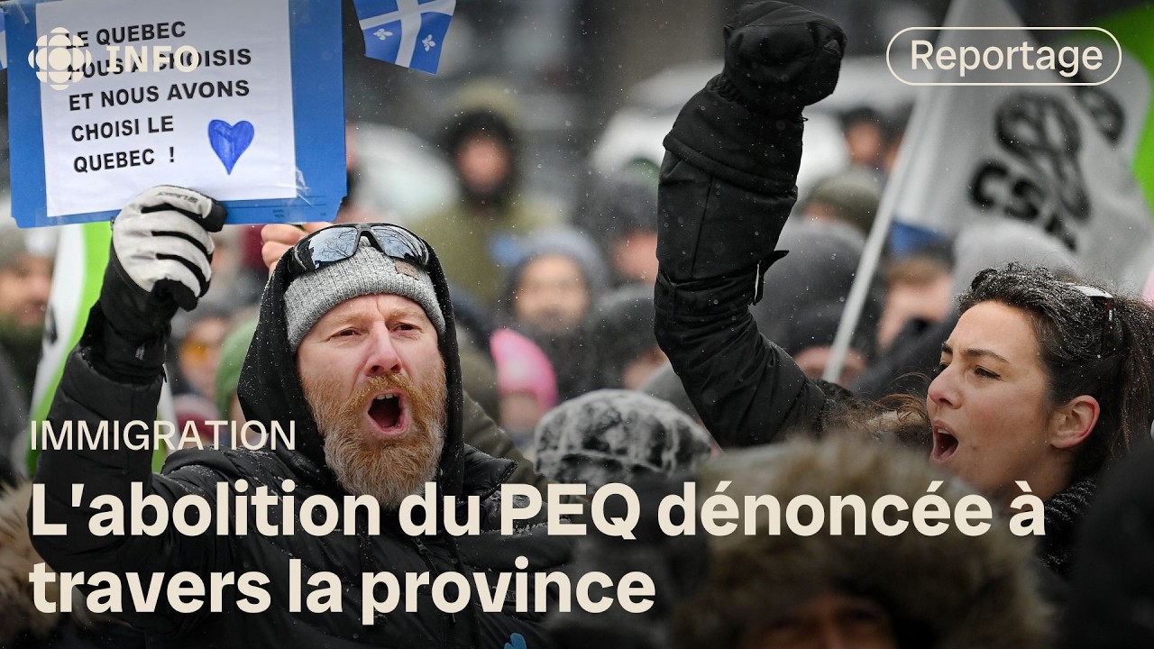 Des manifestations contre l’abolition du PEQ organisées aux quatre coins du Québec