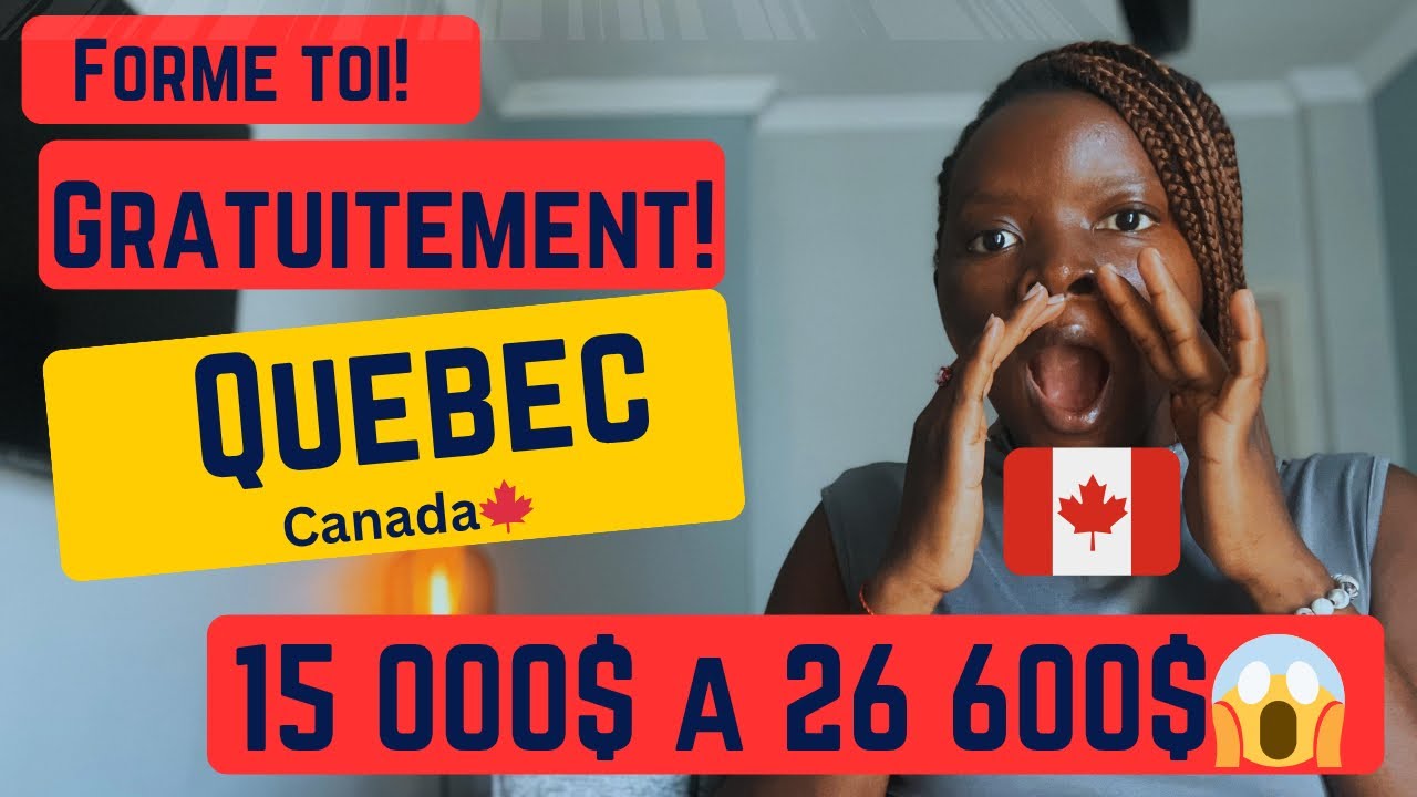 BOURSE DE FORMATION PROFESSIONNELLE AU CANADA 2026: En français, No age limit! Minimum  le BACC!