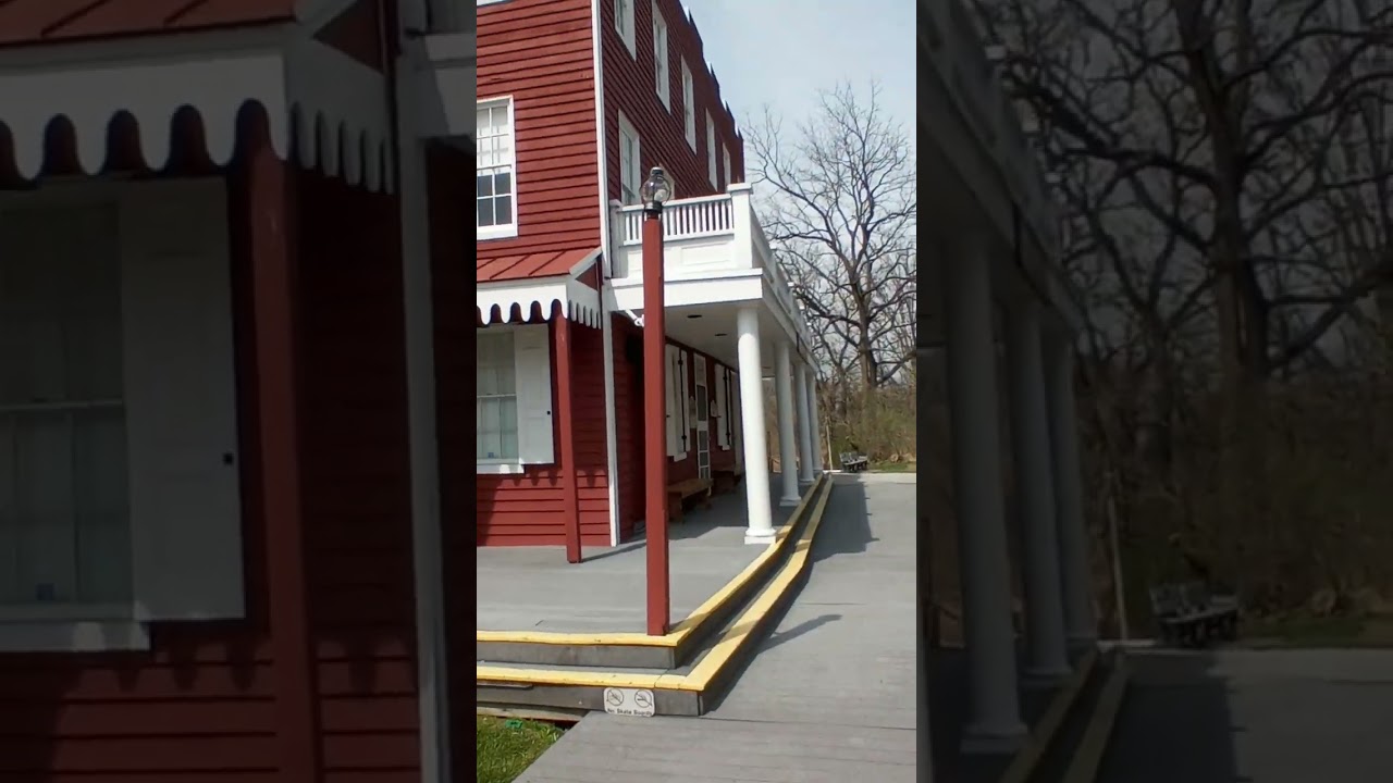 Hanover Junction Station on the York Heritage Rail Trail York County Pennsylvania.