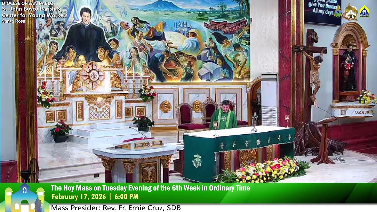 February 17 2026 6:00PM Rosary and Holy Mass on Tuesday in the 6th Week of Ordinary Time