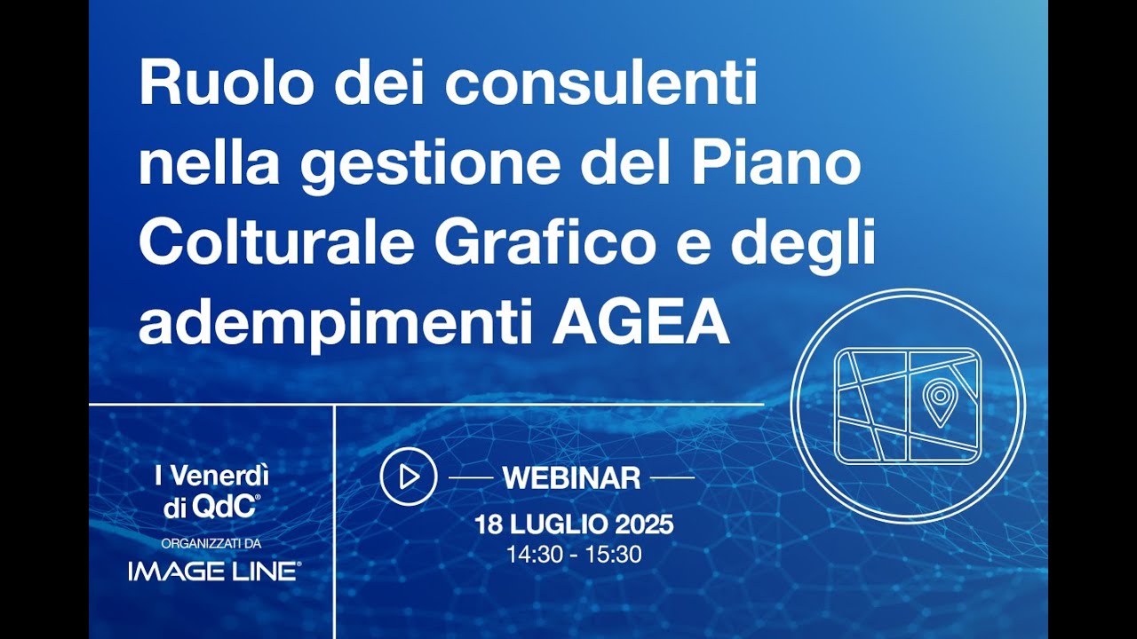 Ruolo dei consulenti nella gestione del Piano Colturale Grafico e degli adempimenti AGEA