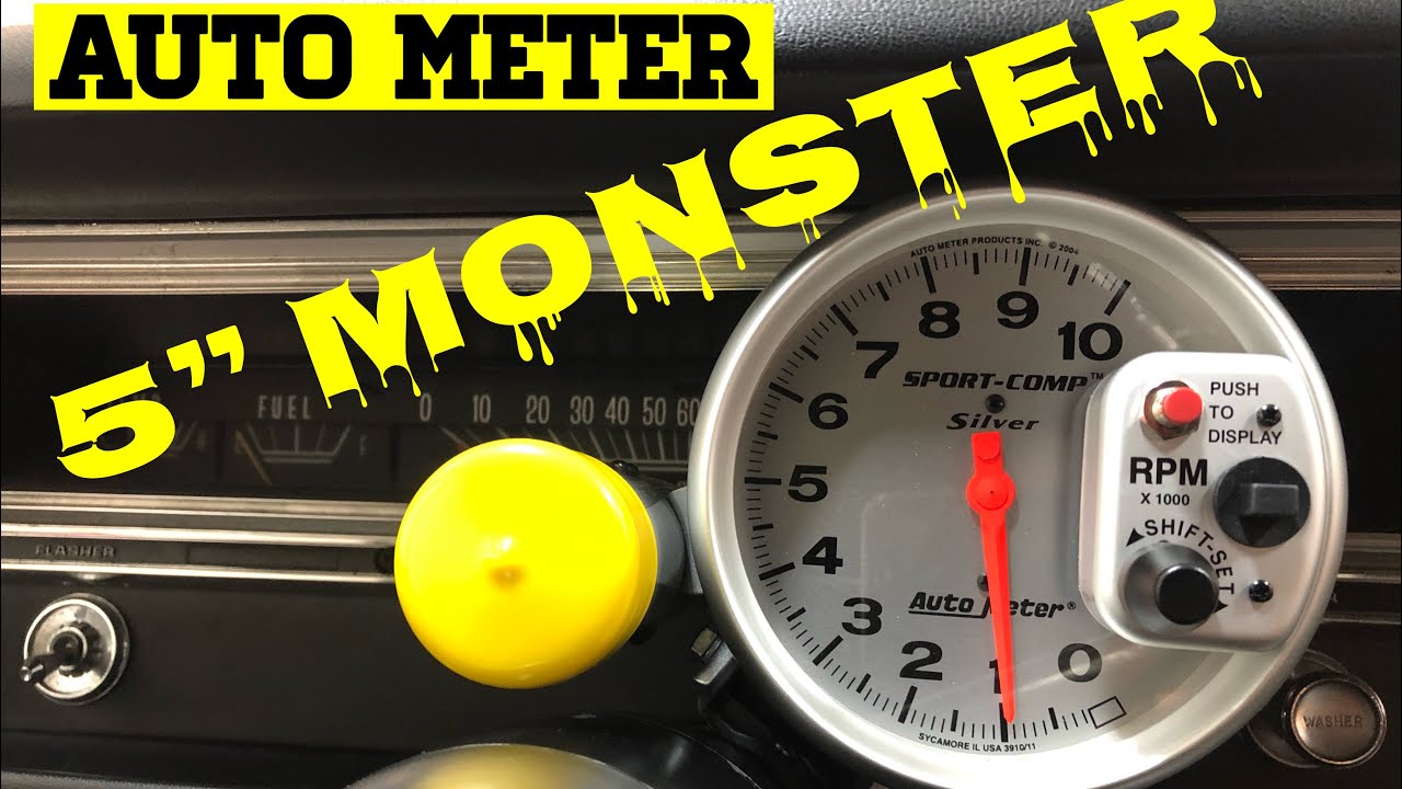 Новый тахометр Auto Meter! 5-дюймовый спортивный прибор