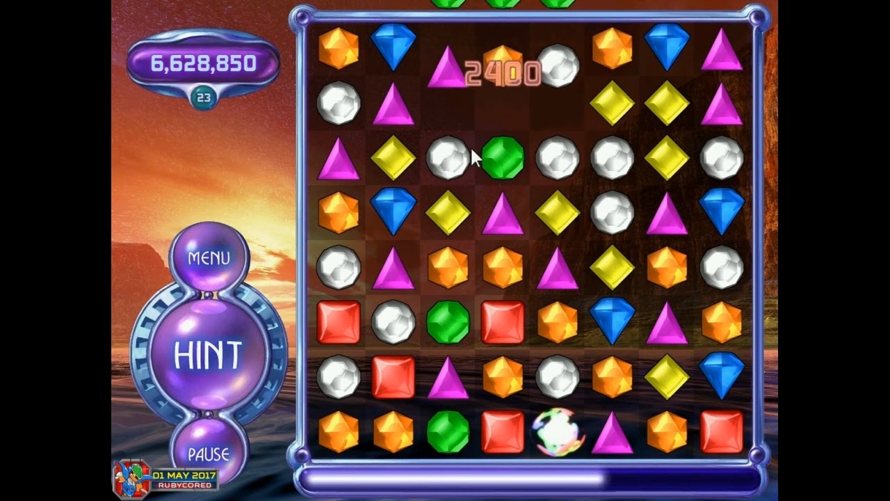Bejeweled 2 (PC) - Action Mode (Take 3: 25 Levels)[1080p60]