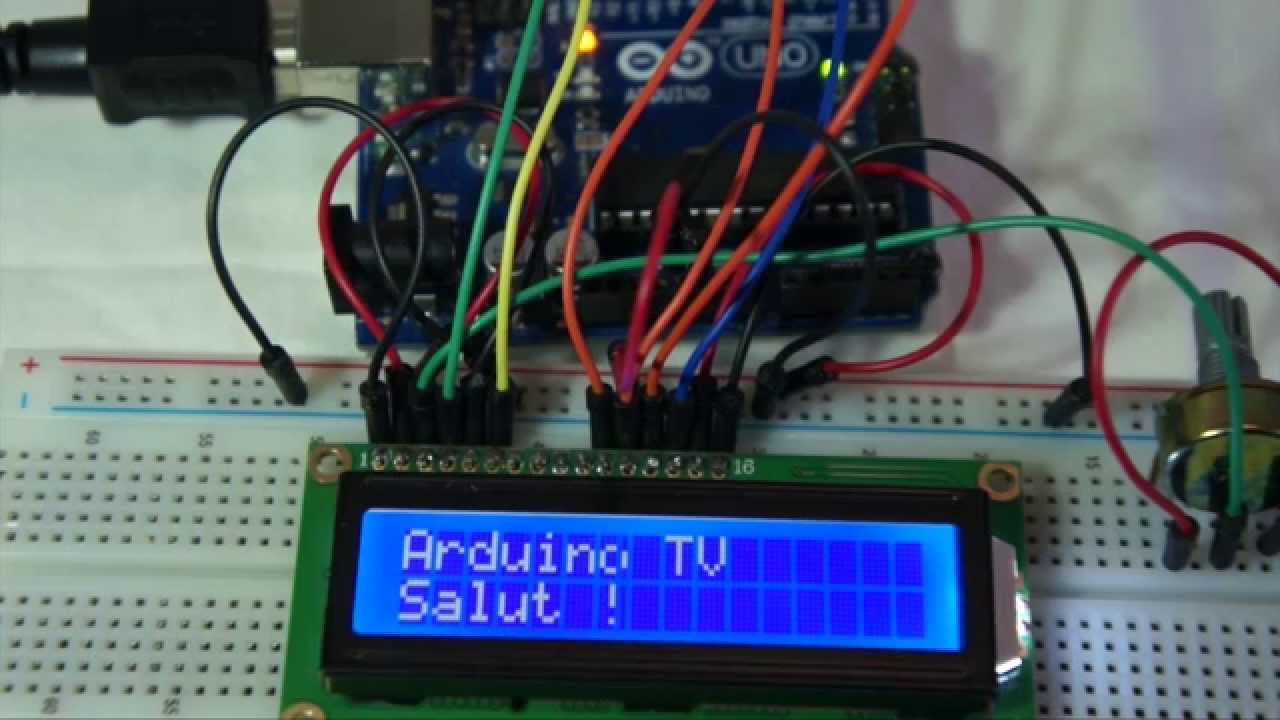 Tuto n°5 v2 : Commande afficheur 16x2 LCD