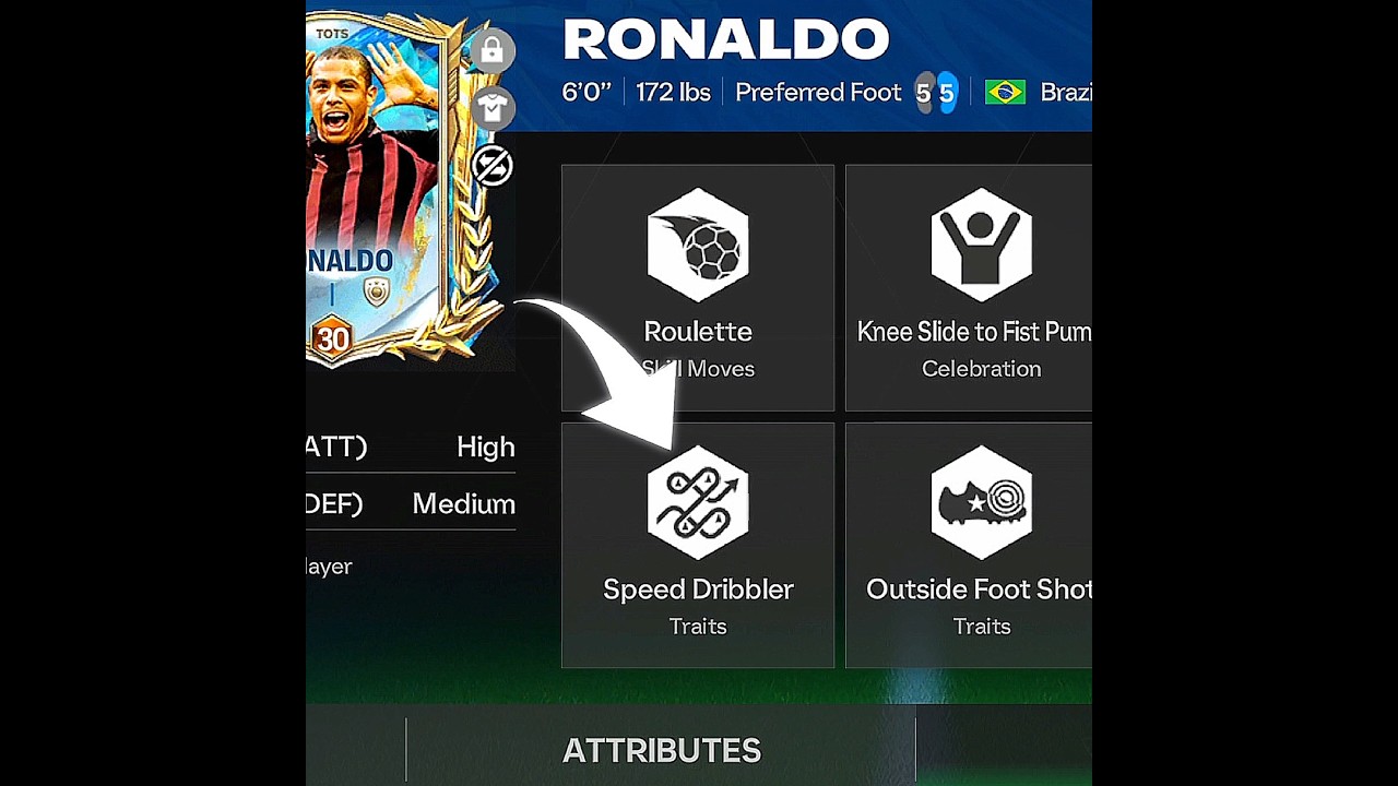 R9 - Speed dribbler trait 🥶 #fcmobile #tots