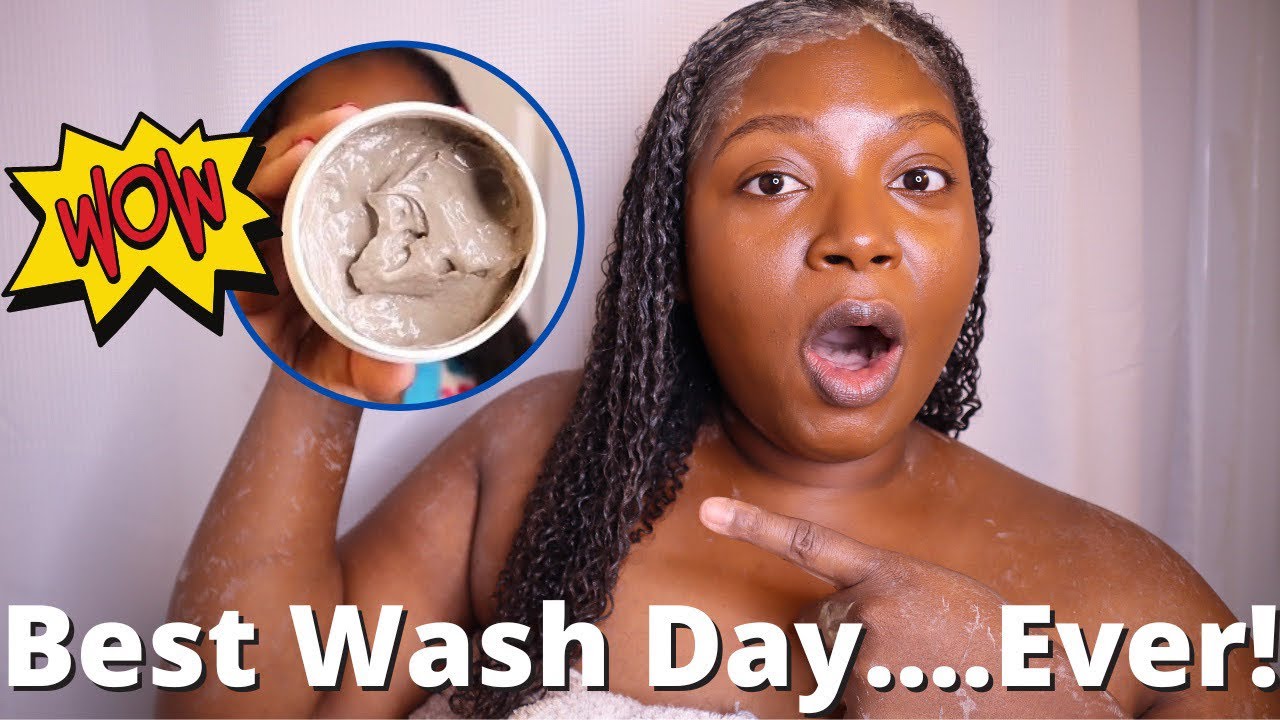 Best Natural Hair Wash Day using Products to Cleanse and Deep Condition Low Porosity Type 4 Hair