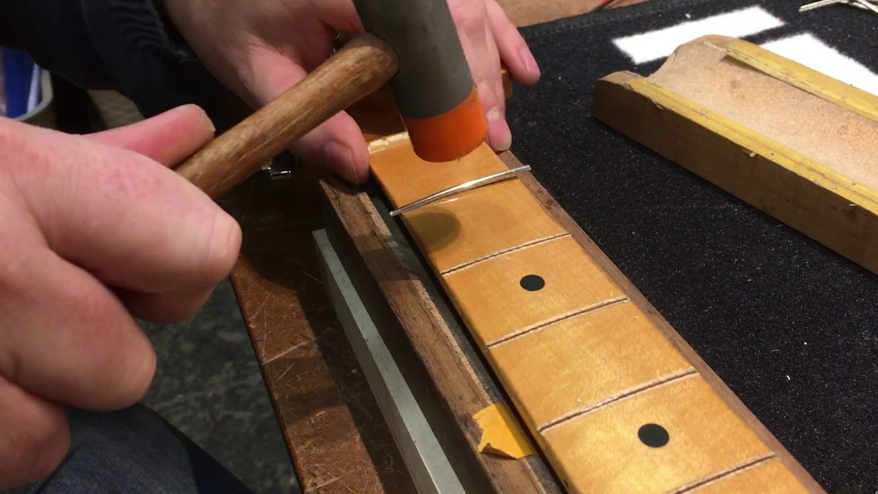 Hammering frets