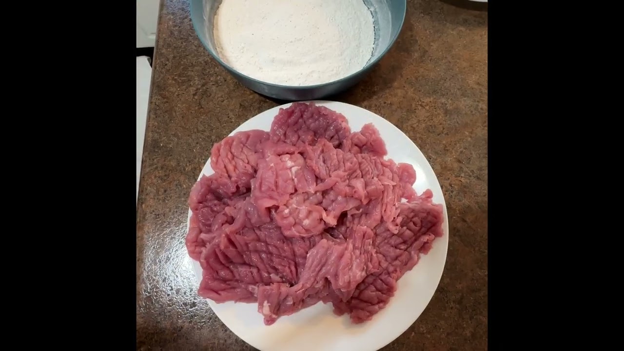 Schnitzel ￼and sour cream dill sauce 