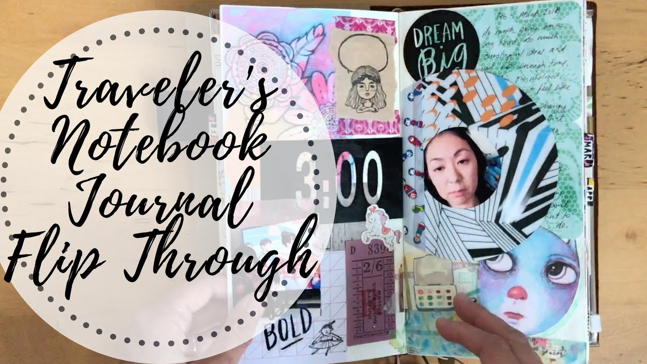 [Midori] Traveler's Notebook Journal Flip Through