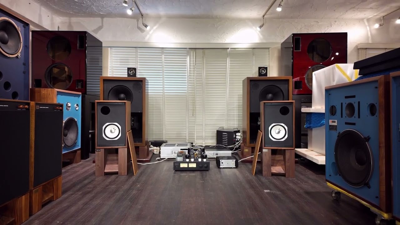 サンスイ箱にケンリックサウンド版 反転着磁アルニコLE8T　20cm一発フルレンジスピーカーの音　Inverted Re-magnetized JBL LE8T in SANSUI SP-95