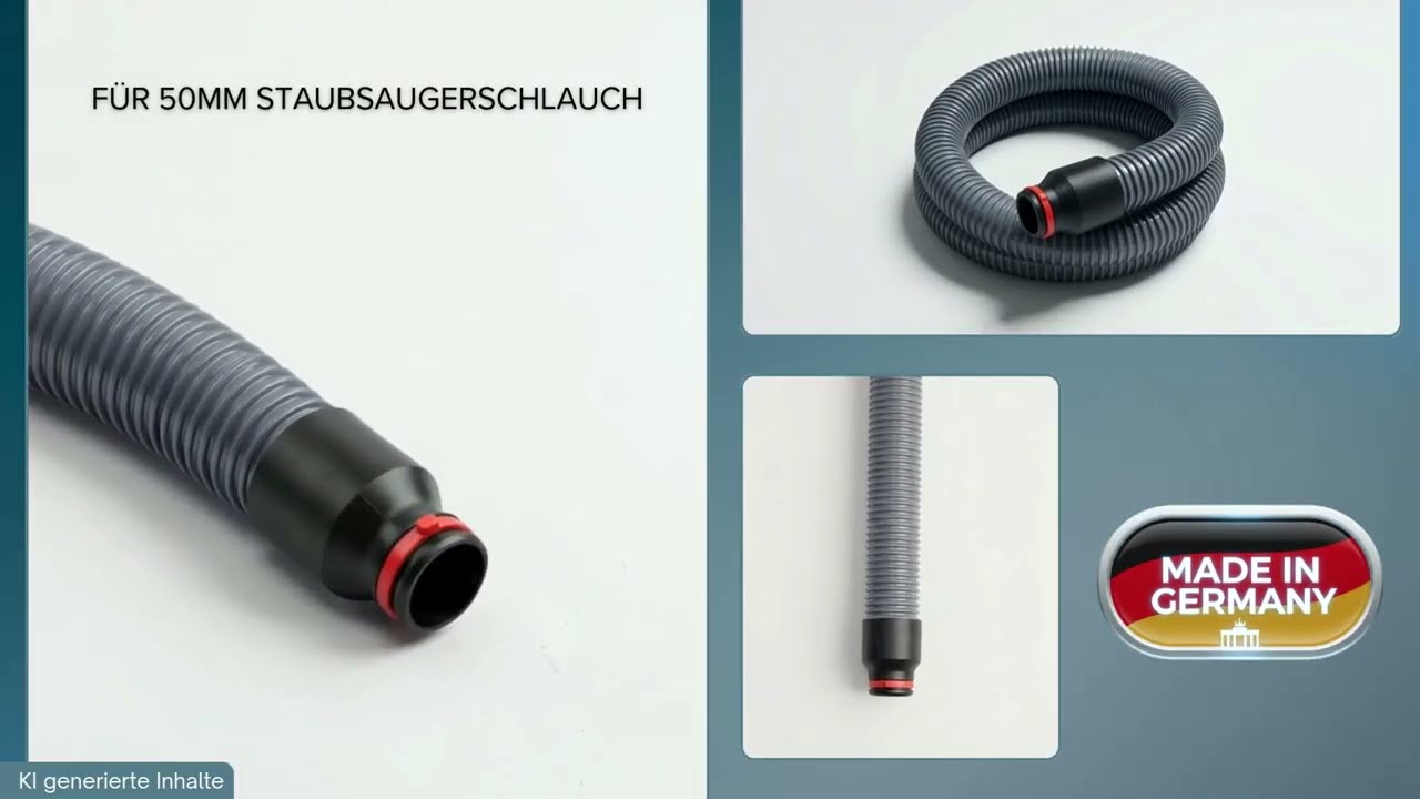 ULROAD passend für Bosch Click and Clean Adapter 50mm Saugschlauch Absaugung Muffe Anschluss Sauger
