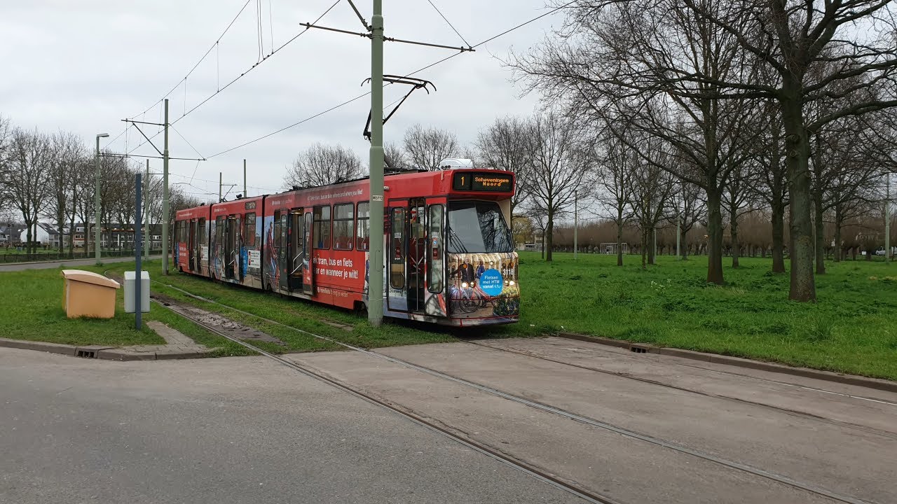 HTM tramlijn 1 Zwarte Pad - Delft Abtswoudsepark - Zwarte Pad | GTL8 3118 | 2020