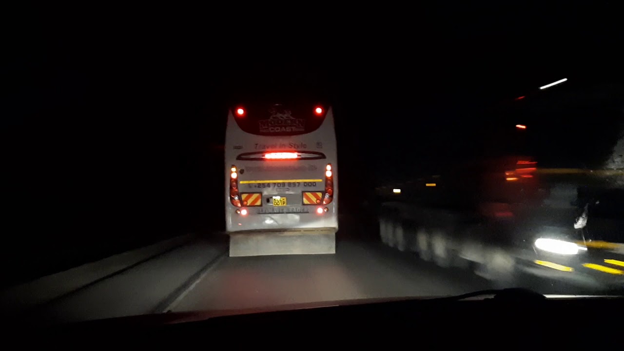 Mombasa  Nairobi highway 🇰🇪 Night  Driving