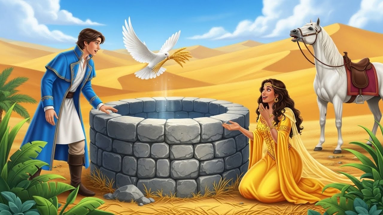 #قصة_الشاب.اليتيم.والكاهنة العجوز.والحصان المسحور!والساحر الذي خطف الاميرة.والسنبلة التي بها الف حبة