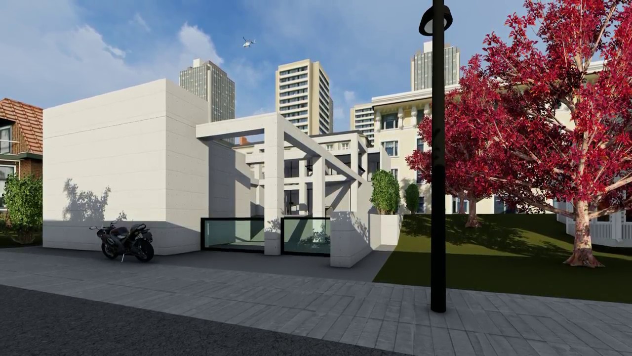 Tadao Ando - Manabe House - promenade architecturale