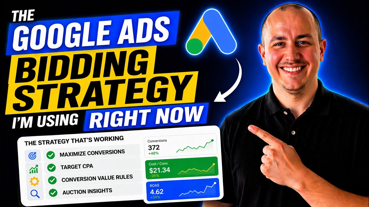 Стратегия назначения ставок в Google Ads, которую я использую в 2026 году.