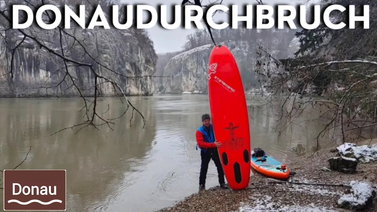 Donaudurchbruch im Winter | SUP Tour durch die Weltenburger Enge | mit Thomas | ohne Schiffsverkehr