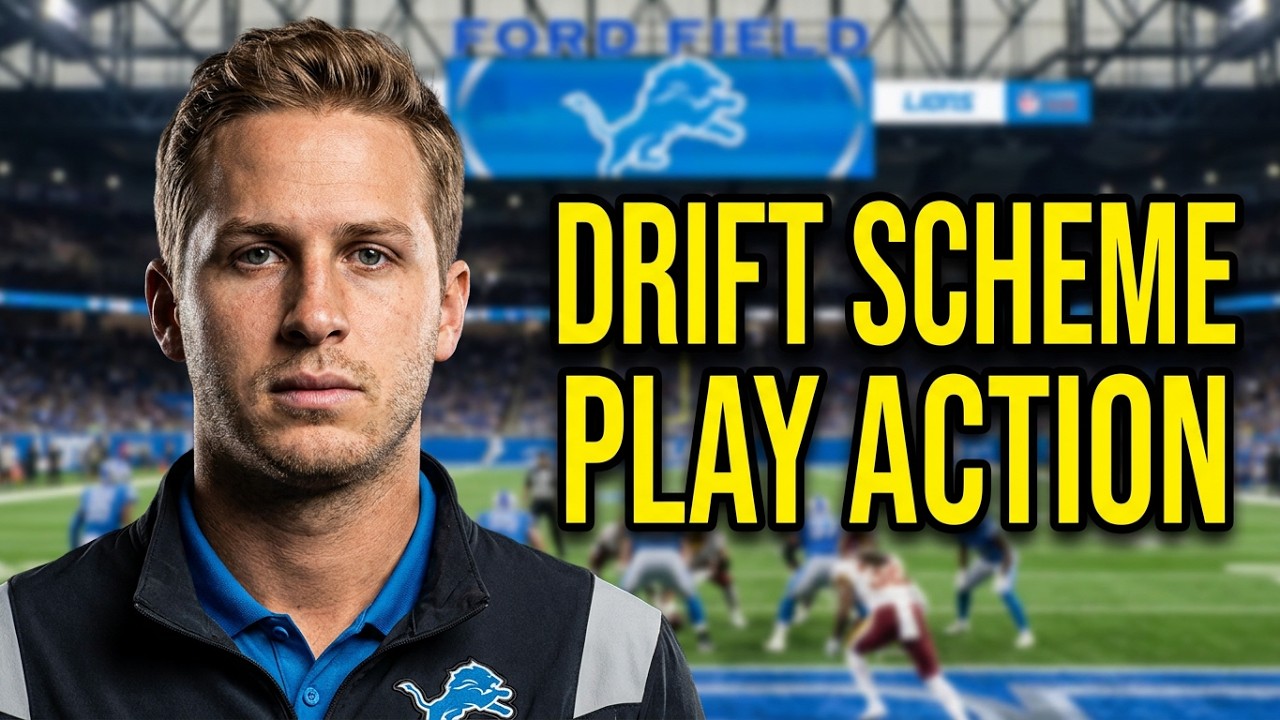 2022 Detroit Lions Offense - Play Action Drift variations