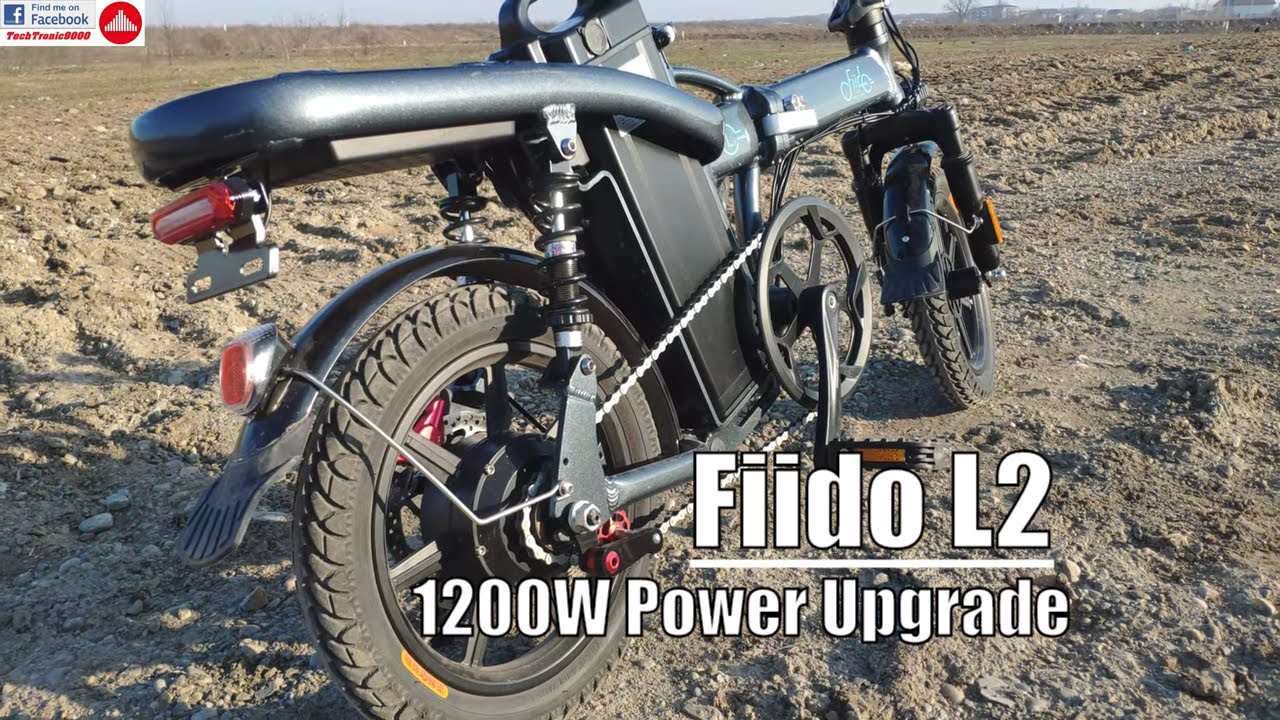 Fiido L2 Ride & Speed Test with 1200W Controller Upgrade