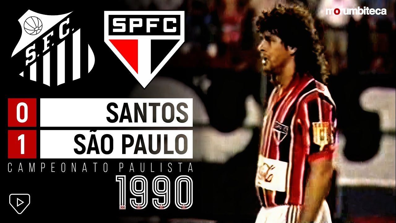 Santos 0x1 S&atilde;o Paulo - 1990 - MUITA BRIGA, CL&Aacute;SSICO PEGADO E VIT&Oacute;RIA DO TRICOLOR NO PAULIST&Atilde;O!
