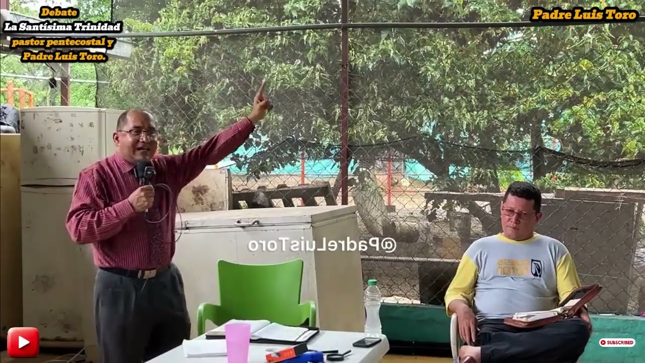 Debate La Santísima Trinidad pastor pentecostal y Padre Luis Toro.