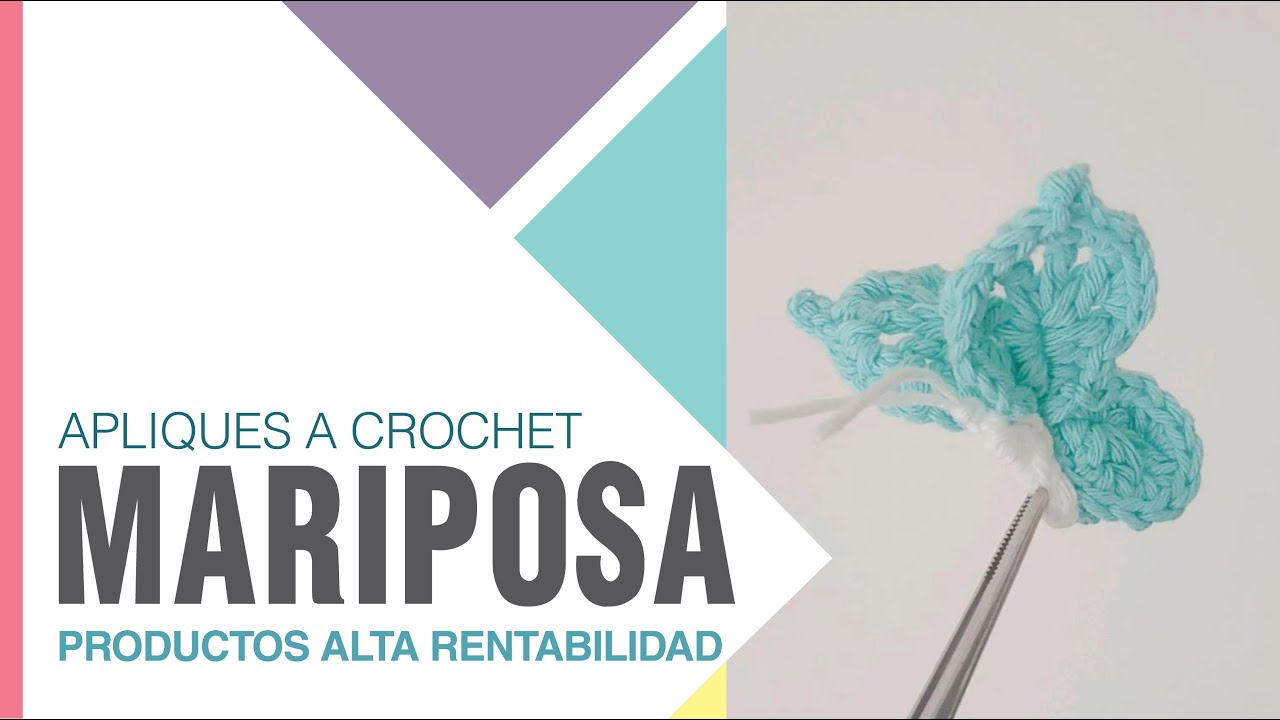 MARIPOSA 3D 🦋 a Crochet 🦋 Ideal para accesorios con movimiento 🦋