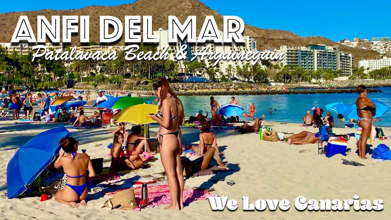 Гран-Канария от пляжа Анфи пешком до пляжа Паталавака и Аргинегина 🏖