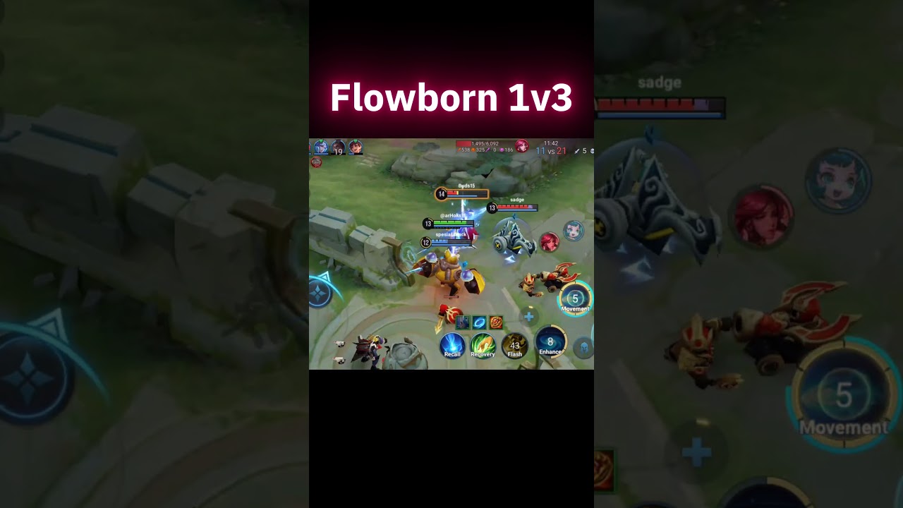 Flowborn Triple Kill Domination! 💥 | HOK PLUS Hero Power