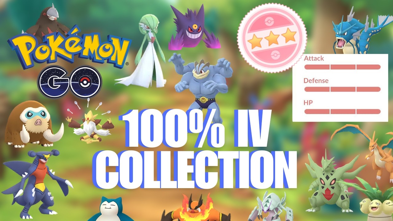 My 10 Year PERFECT IV Pokémon Collection in Pokémon GO!