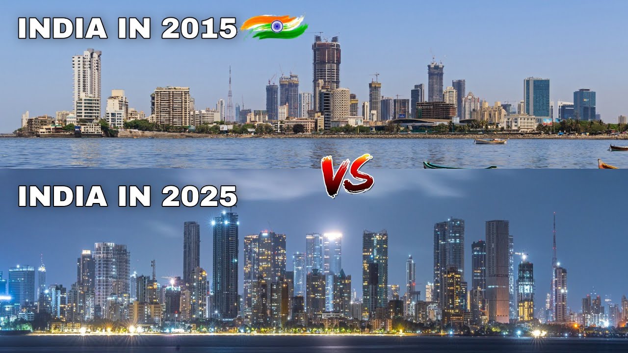 India in 2015 Vs India in 2025 | Progress of Emerging India