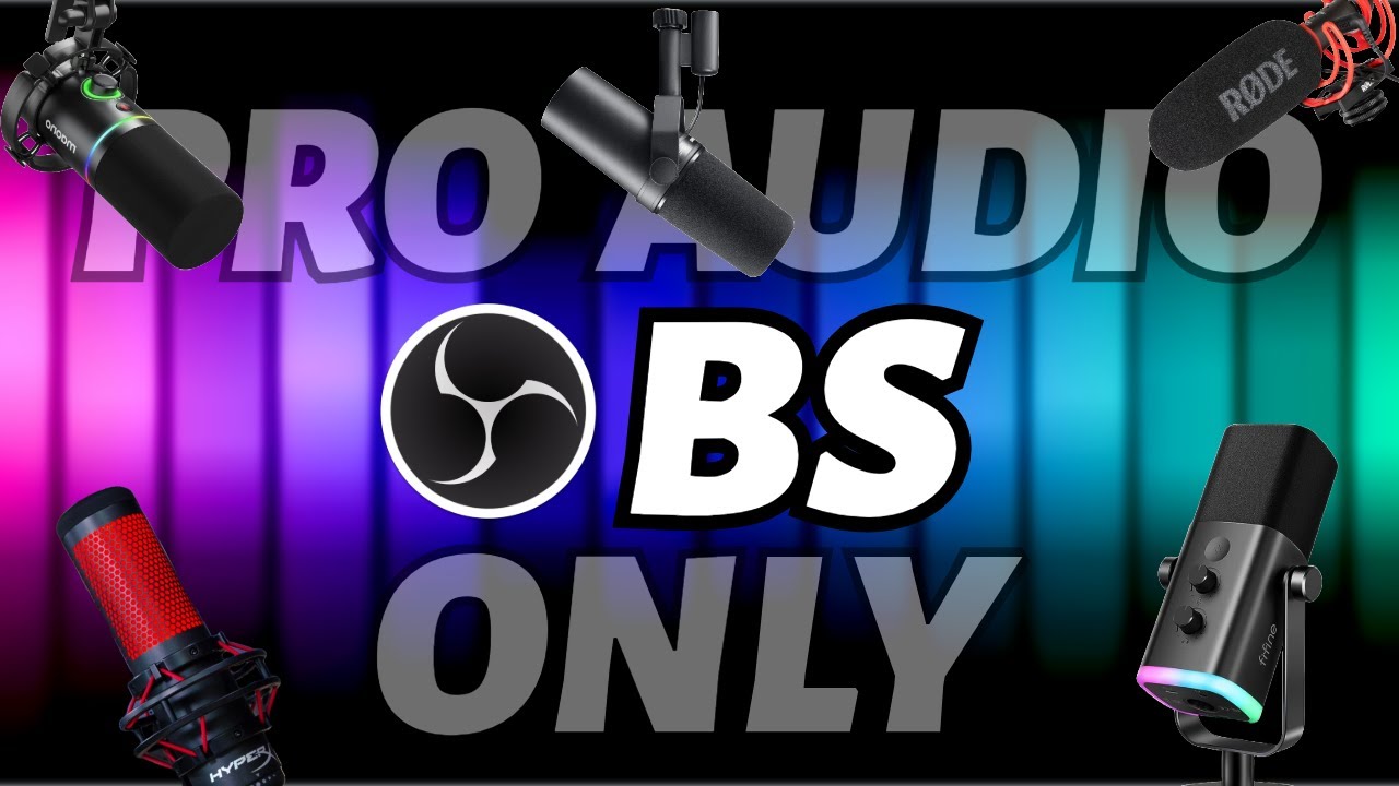 How to make a Mic sound Good on OBS Studio | Setup Settings and Filters