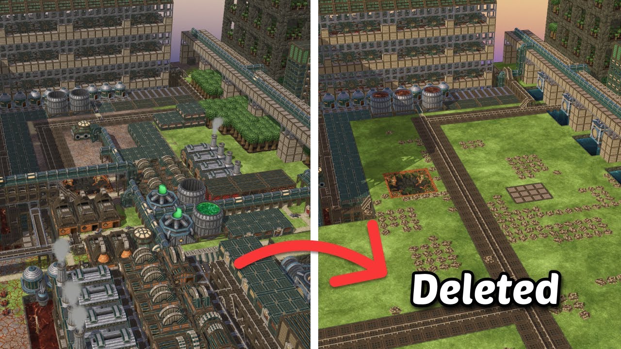 Deleting my factory to make way for something new - Timberborn - Skyborn #16