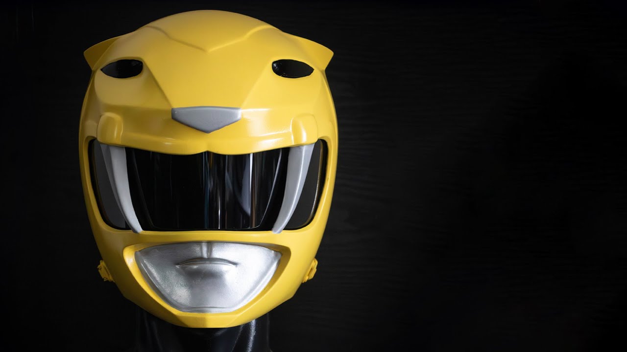 3D Printed! Yellow Ranger Helmet Build