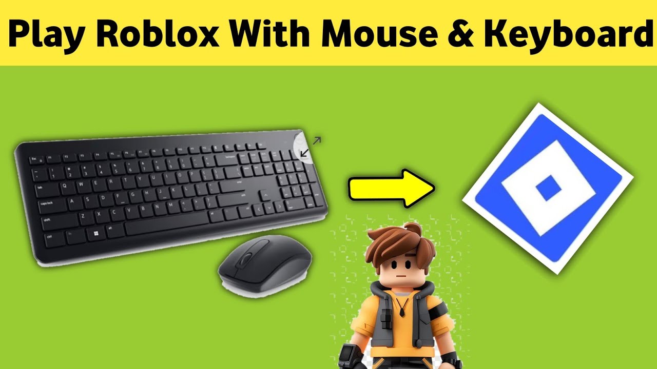 How To Play Roblox With Keyboard And Mouse -  ( Roblox Basic Control )
