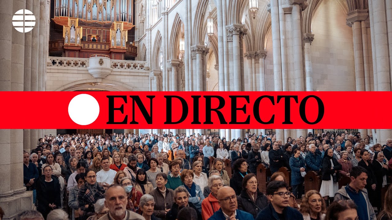 🔴 DIRECTO | Misa en la catedral de la Almudena por el fallecimiento del Papa Francisco