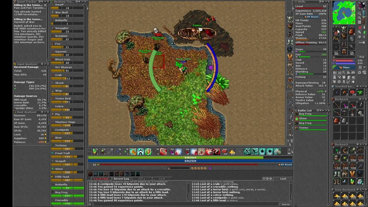 Tibia - PART2 -Finalizando Bestiary 