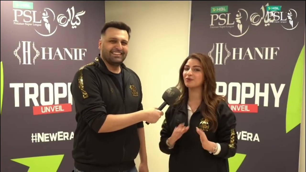 Gladiators brand ambassador Kinza Hashmi claims the beautiful INFINITY looks like it's Quetta's 🏆