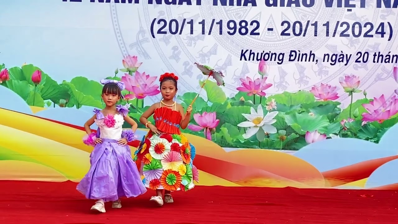 Biểu diễn thời trang K1 - TH Khương Đình