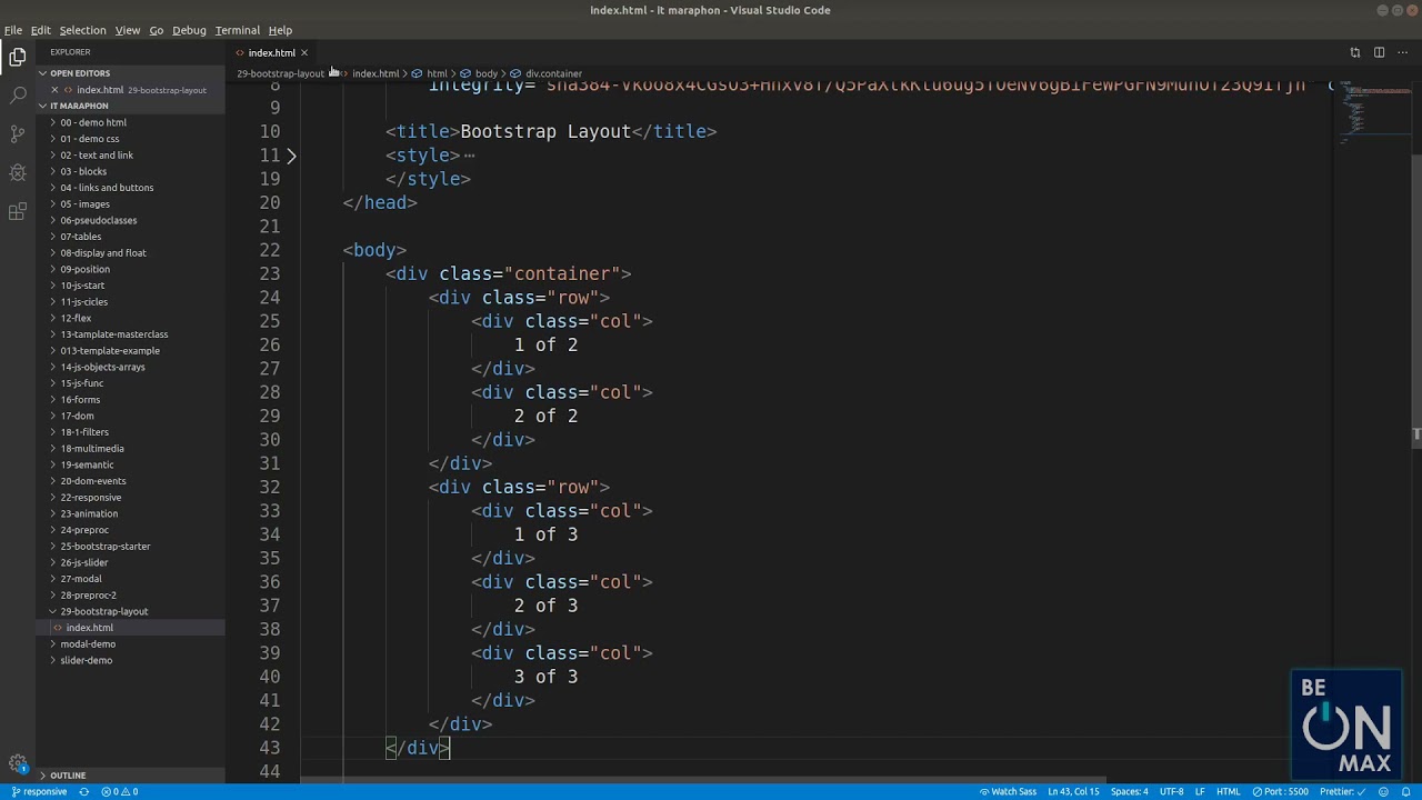 Курс Верстальщик 2020   HTML 5, CSS 3, Bootstrap 4, JavaScript 41