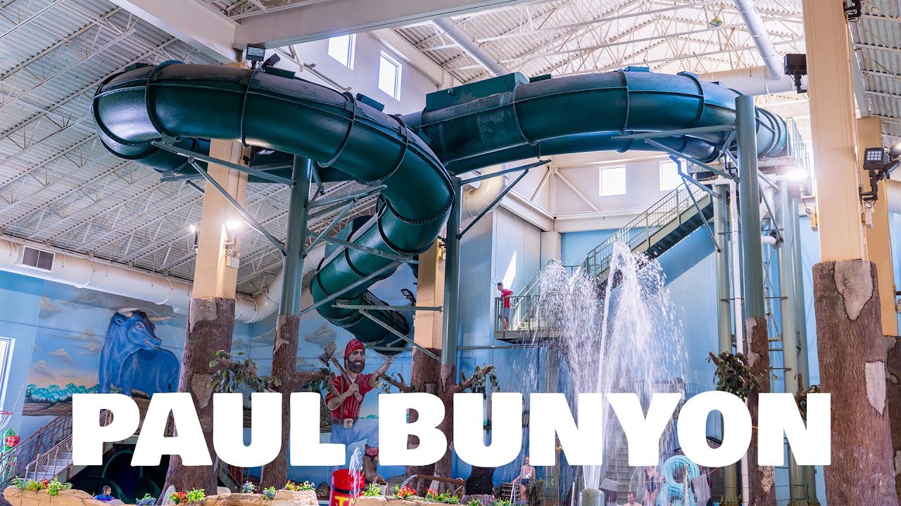 Paul Bunyan Waterpark OFFICIAL Waterslides POV | Brainerd, MN