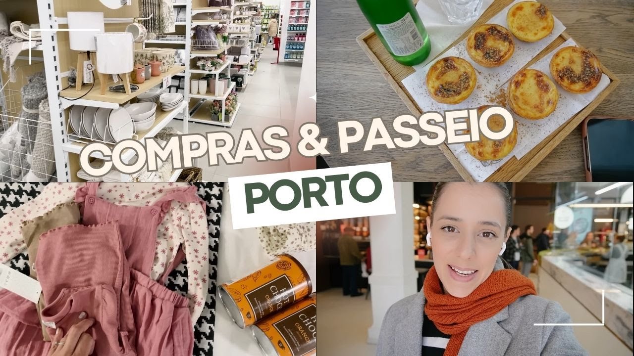 O QUE COMPREI NA VIAGEM PARA PORTUGAL, conhecendo o Porto & o que tem nas padarias portuguesas