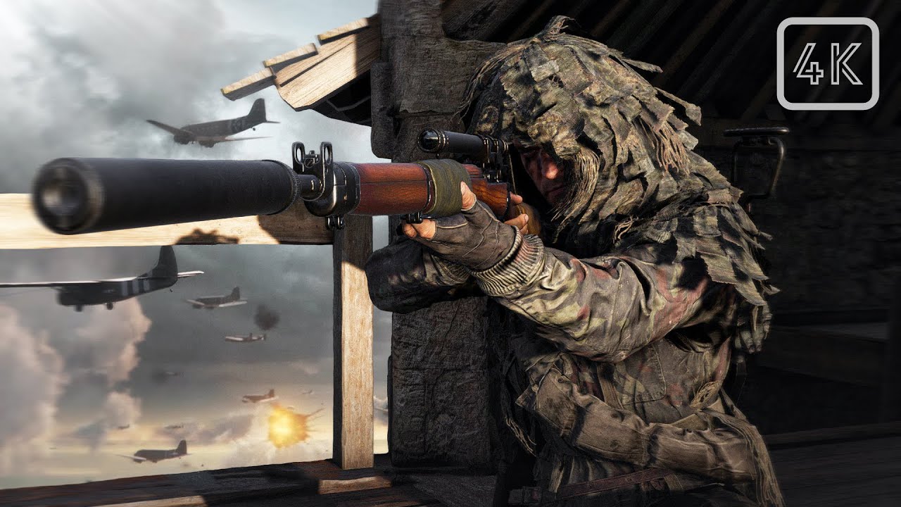 GHILLIE SUIT SNIPER From The WWII Era Looks AMAZING | Sniper Elite 5 | Mission Liberation