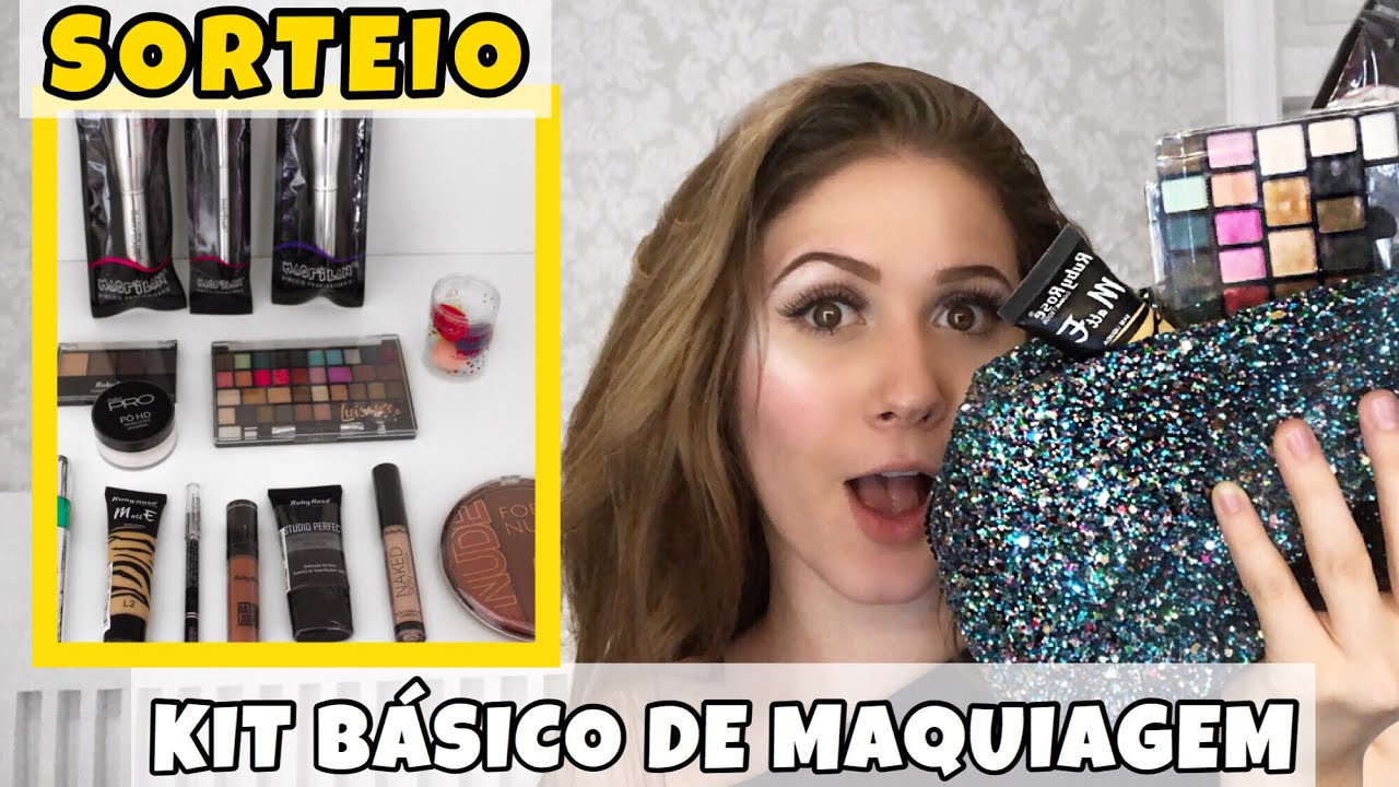 KIT BÁSICO DE MAQUIAGEM  BARATINHA + SORTEIO ENCERRADO
