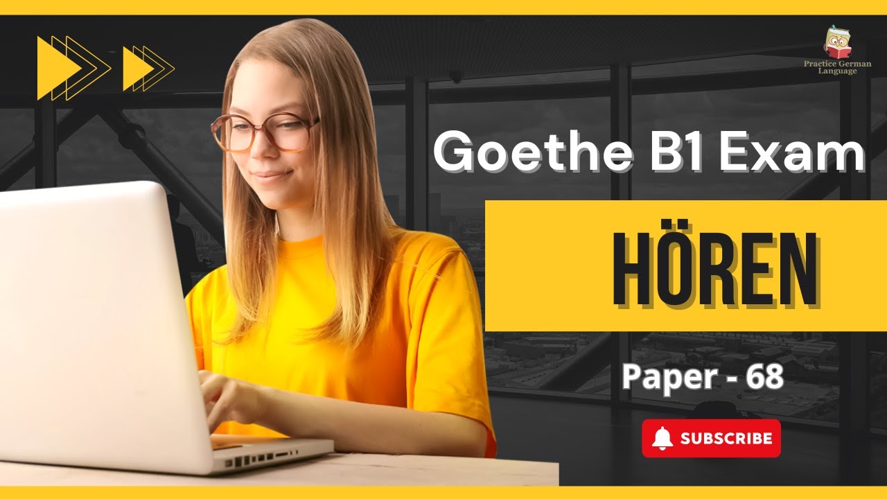 Goethe B1 Listening Practice 2026 🚀 Full Hören Exam Test + Answer Key | Paper 68 |