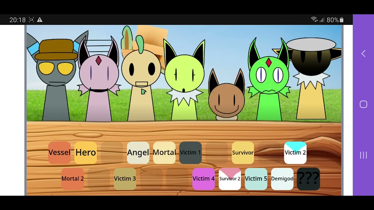 Weird Eevee related incredibox game.