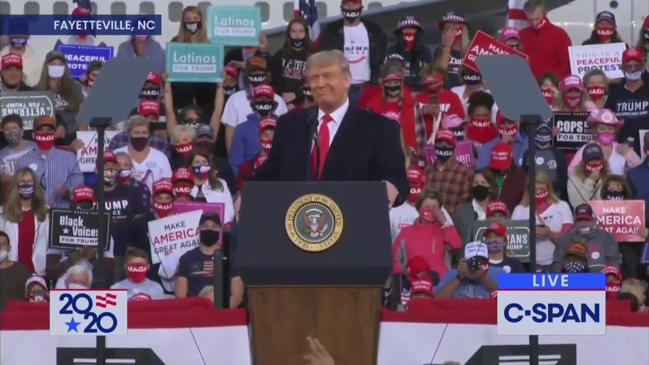 Crowd In North Carolina Chants: 
