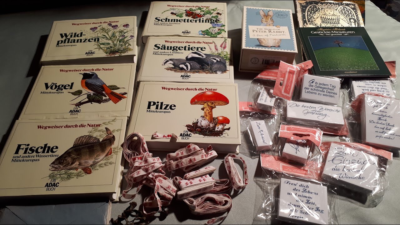 Flohmarkt Haul/Meeega Bücher für's Junk Journal,La Blanche Stempel❤️❤️❤️
