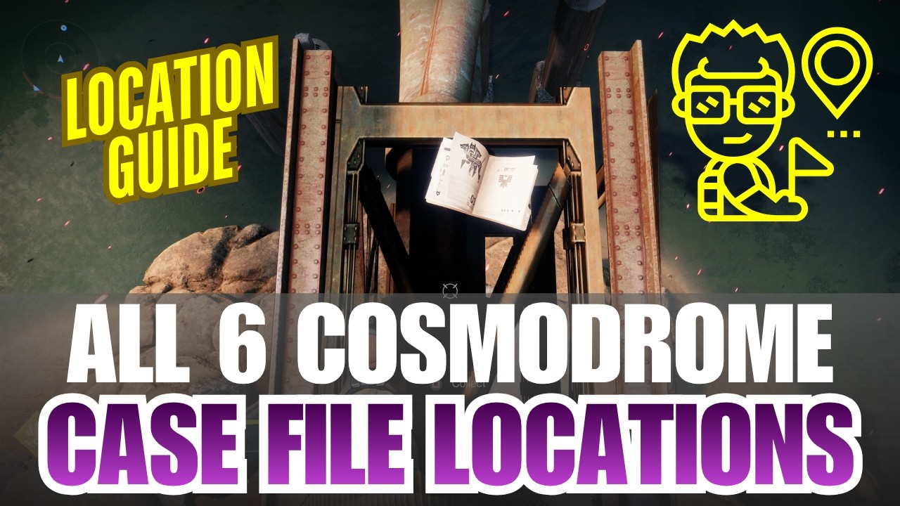 ALL 6 COSMODROME Case Files Location Guide - Cosmodrome Case File Collector Triumph [Destiny 2]