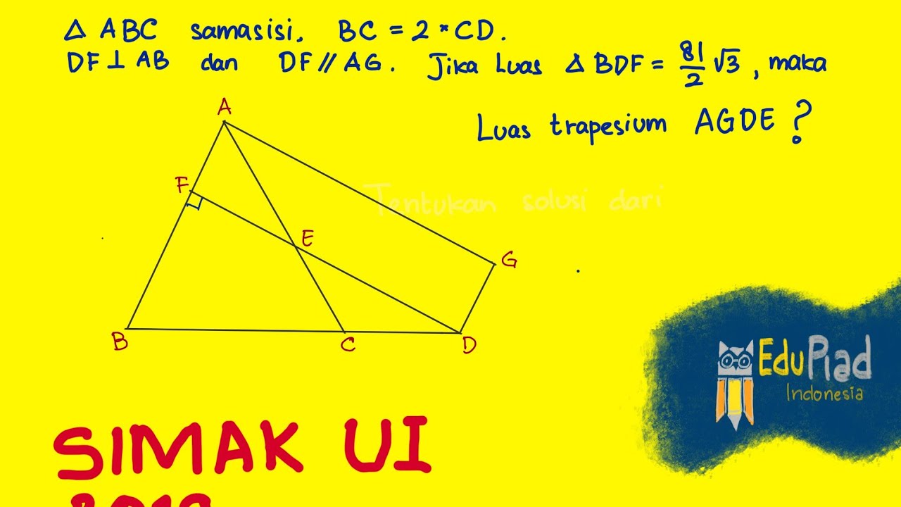 Simak UI - Matematika Dasar - Geometri